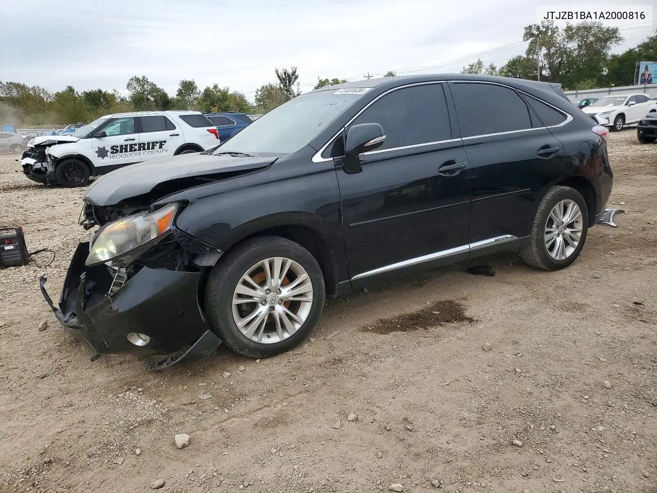 2010 Lexus Rx 450H VIN JTJZB1BA1A2000816 фото 1