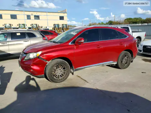 2T2BK1BA8AC056737 Lexus RX 2010 — повреждение Передняя часть, фото до ремонта