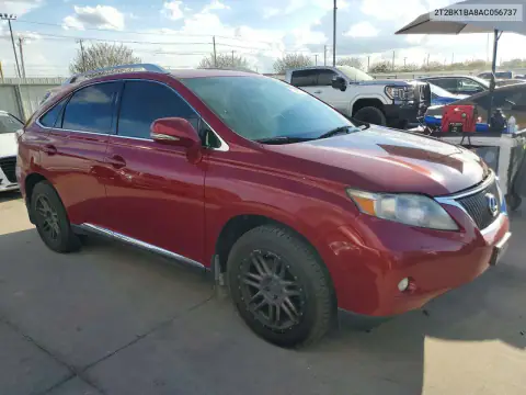 2T2BK1BA8AC056737 — 2010 Lexus RX, фото 4 с аукциона Copart, Передняя часть