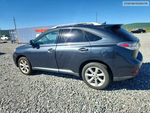 2010 Lexus Rx 350 VIN 2T2ZK1BA7AC032735 фото 2