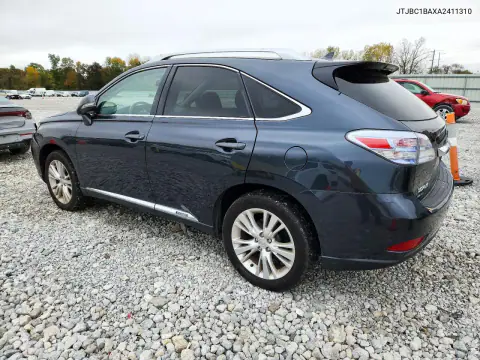 JTJBC1BAXA2411310 — 2010 Lexus RX, фото 2 с аукциона Copart, Передняя часть