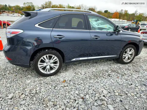 JTJBC1BAXA2411310 — 2010 Lexus RX, фото 3 с аукциона Copart, Передняя часть