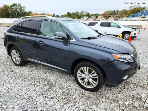 JTJBC1BAXA2411310 — 2010 Lexus RX, фото 4 с аукциона Copart, Передняя часть