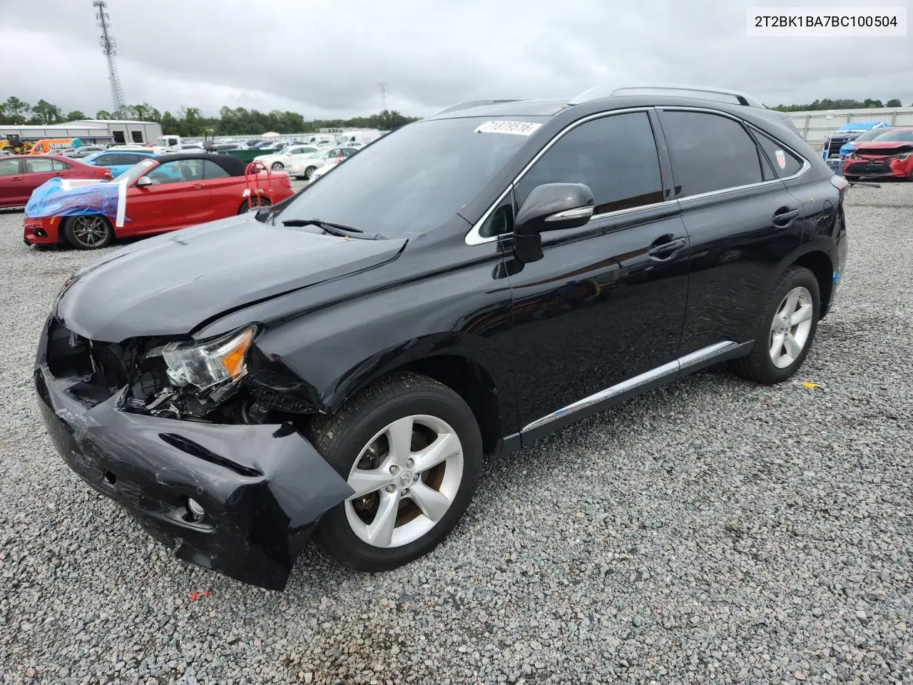 2011 Lexus Rx 350 VIN 2T2BK1BA7BC100504 фото 1