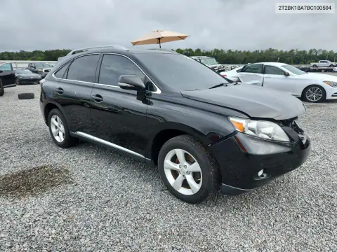 2011 Lexus Rx 350 VIN 2T2BK1BA7BC100504 фото 4
