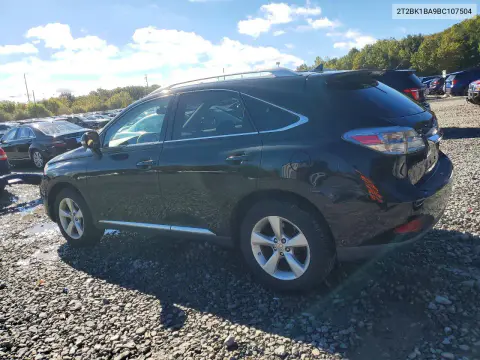 2011 Lexus Rx 350 VIN 2T2BK1BA9BC107504 фото 2