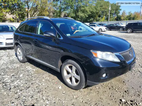 2011 Lexus Rx 350 VIN 2T2BK1BA9BC107504 фото 4