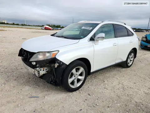 2T2BK1BA6BC089947 — 2011 Lexus RX, Передняя часть, фото до ремонта