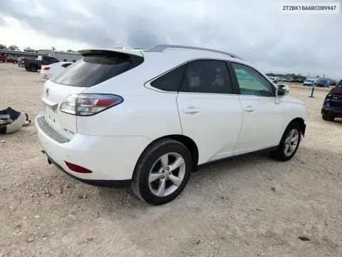 2011 Lexus Rx 350 VIN 2T2BK1BA6BC089947 фото 3
