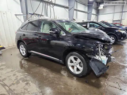 2T2BK1BA5BC083654 — 2011 Lexus RX, фото 4 с аукциона Copart, Передняя часть