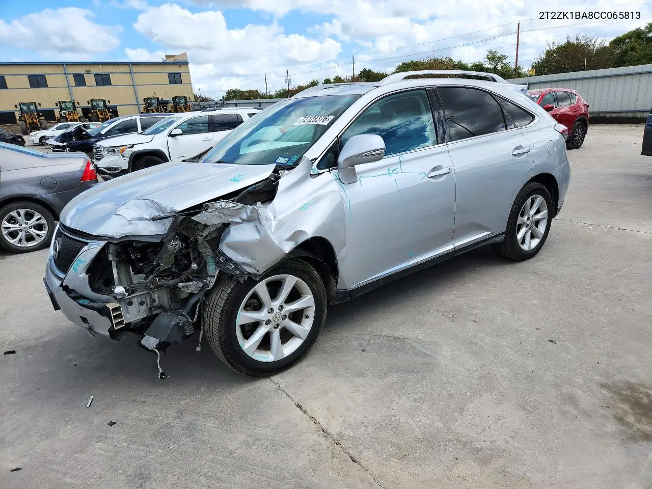 2012 Lexus Rx 350 VIN 2T2ZK1BA8CC065813 фото 1