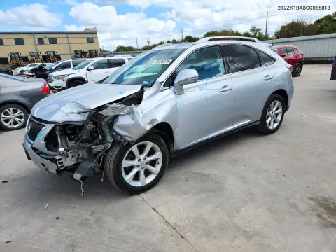 2T2ZK1BA8CC065813 — 2012 Lexus RX, Передняя часть, фото до ремонта