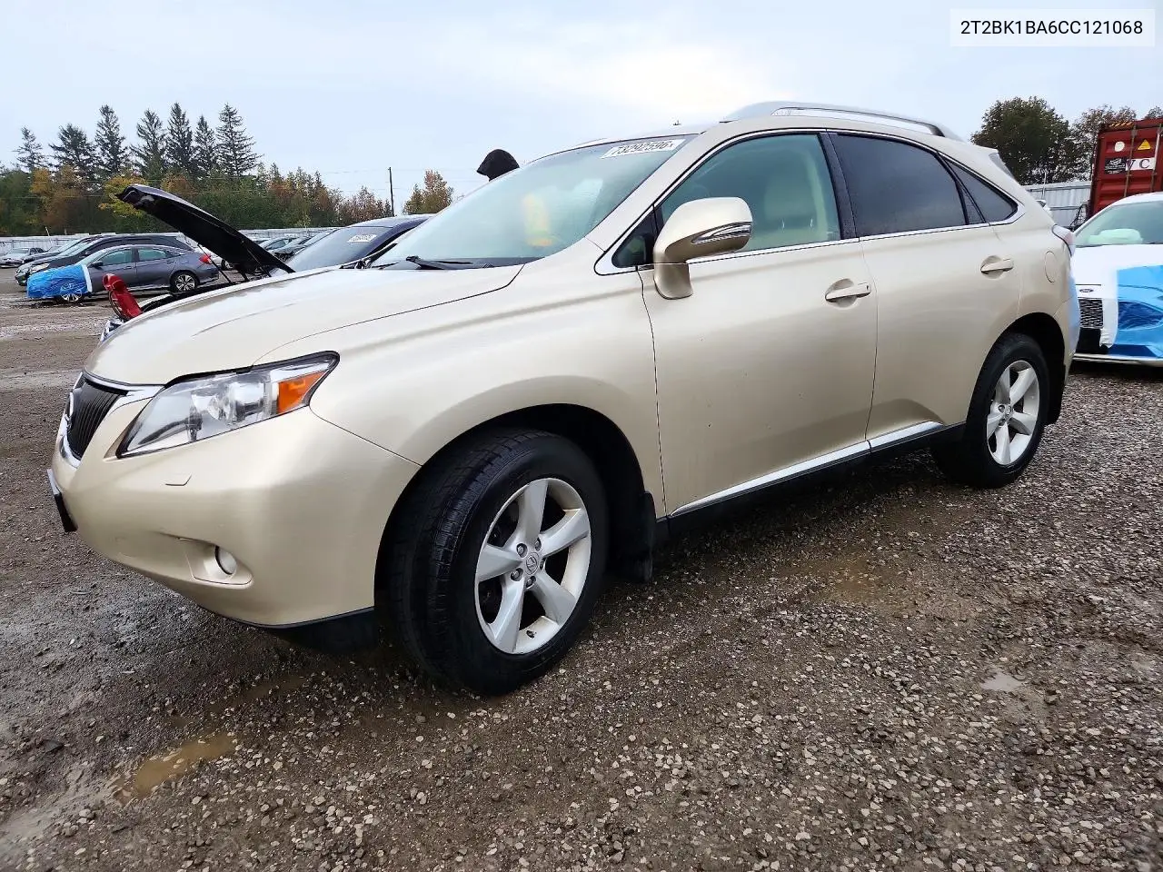2T2BK1BA6CC121068 Lexus RX 2012 — повреждение Мелкие вмятины и царапины, фото до ремонта