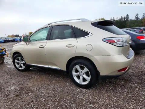 2T2BK1BA6CC121068 — 2012 Lexus RX, фото 2 с аукциона Copart 20.10.2026, Мелкие вмятины и царапины