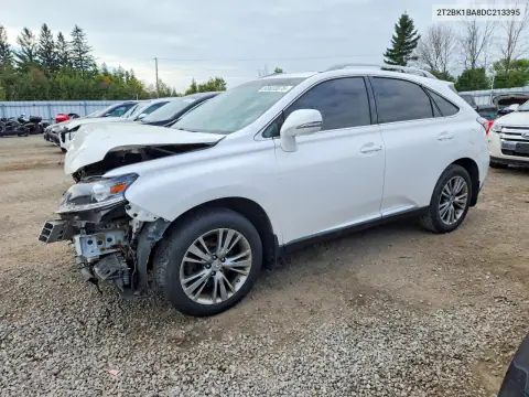 2T2BK1BA8DC213395 — 2013 Lexus RX, Передняя часть, фото до ремонта