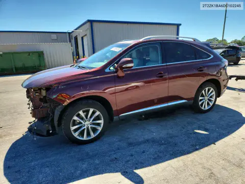 2T2ZK1BA6DC102245 — 2013 Lexus RX, Передняя часть, фото до ремонта