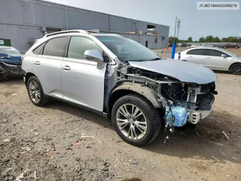 2013 Lexus Rx 450H VIN JTJBC1BAXD2058278 фото 4