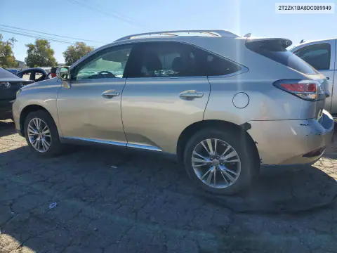 2T2ZK1BA8DC089949 — 2013 Lexus RX, фото 2 с аукциона Copart, Мелкие вмятины и царапины
