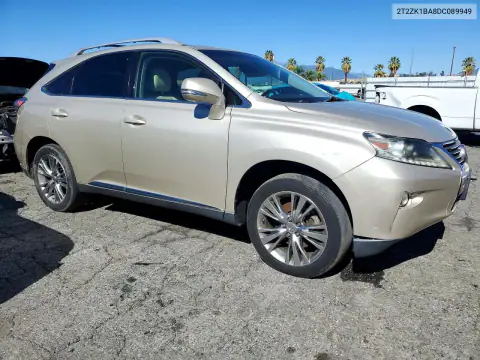 2T2ZK1BA8DC089949 — 2013 Lexus RX, фото 4 с аукциона Copart, Мелкие вмятины и царапины
