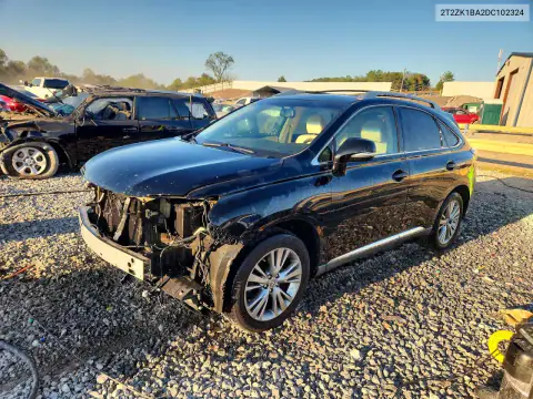 2T2ZK1BA2DC102324 — 2013 Lexus RX, Передняя часть, фото до ремонта
