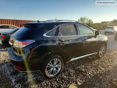 2T2ZK1BA2DC102324 — 2013 Lexus RX, фото 3 с аукциона Copart, Передняя часть