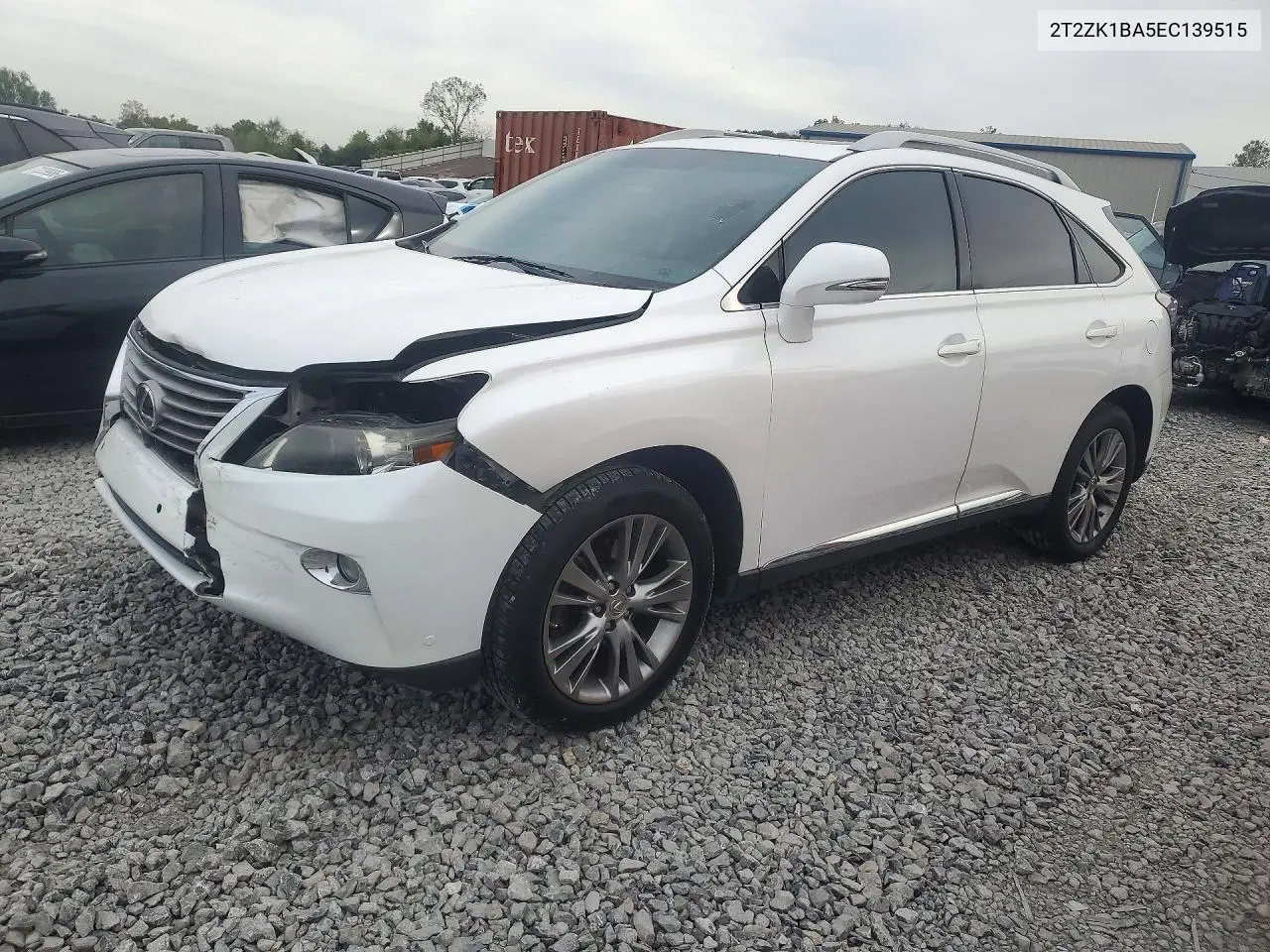 2014 Lexus Rx 350 Base VIN 2T2ZK1BA5EC139515 фото 1