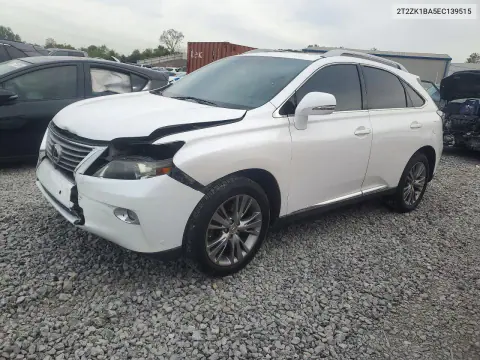 2T2ZK1BA5EC139515 — 2014 Lexus RX, Передняя часть, фото до ремонта