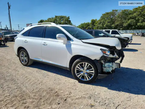 2014 Lexus Rx 350 Base VIN 2T2ZK1BA8EC138598 фото 4