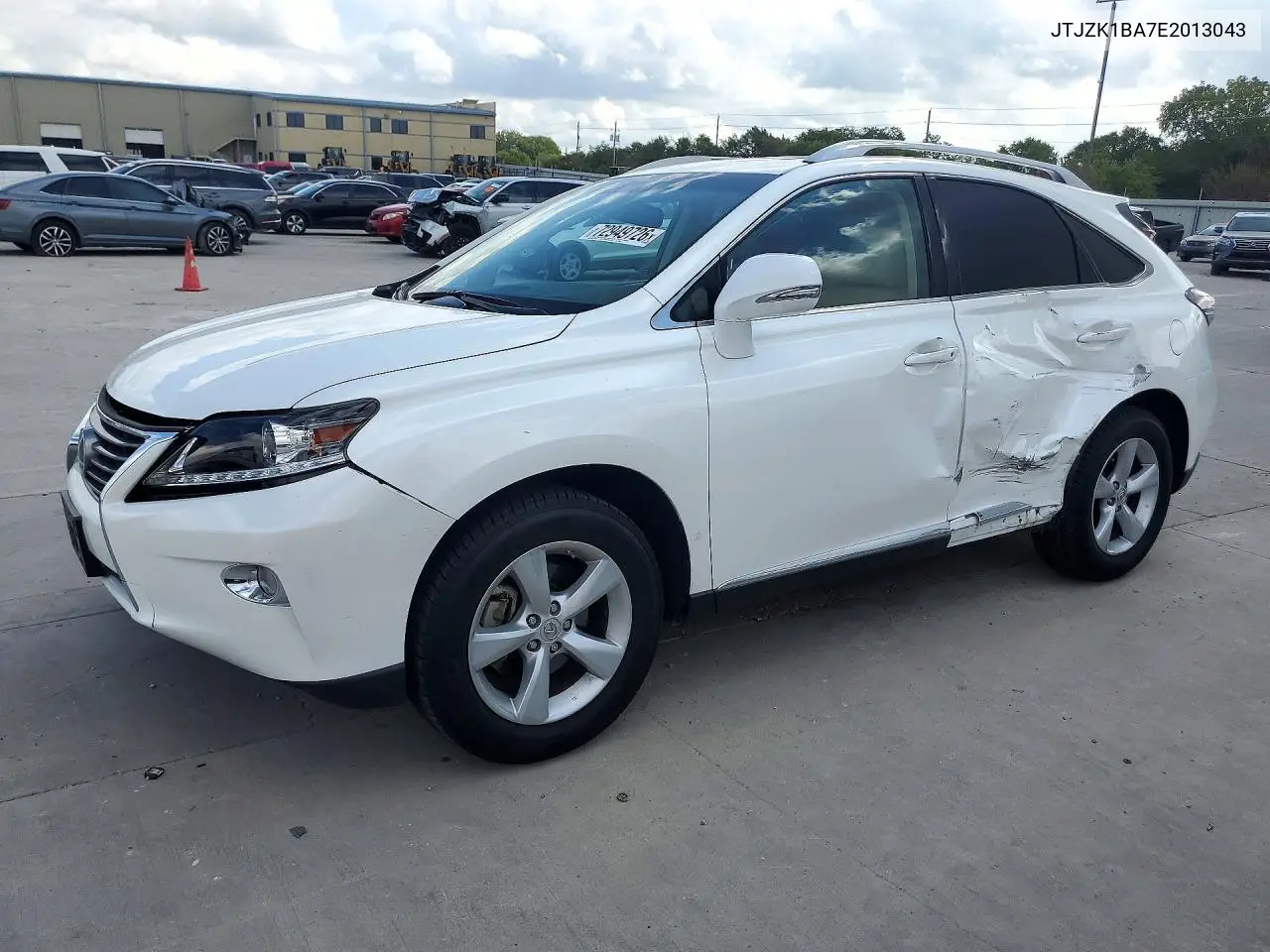 JTJZK1BA7E2013043 Lexus RX 2014 — повреждение Передняя часть, фото до ремонта