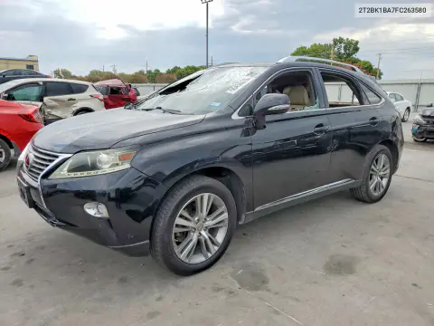 2T2BK1BA7FC263580 — 2015 Lexus RX, Пожар, фото до ремонта