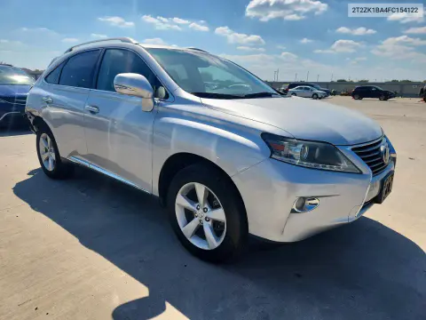 2015 Lexus Rx VIN 2T2ZK1BA4FC154122 фото 4