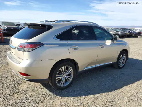 2015 Lexus Rx 350 Base VIN 2T2ZK1BA0FC158474 фото 3