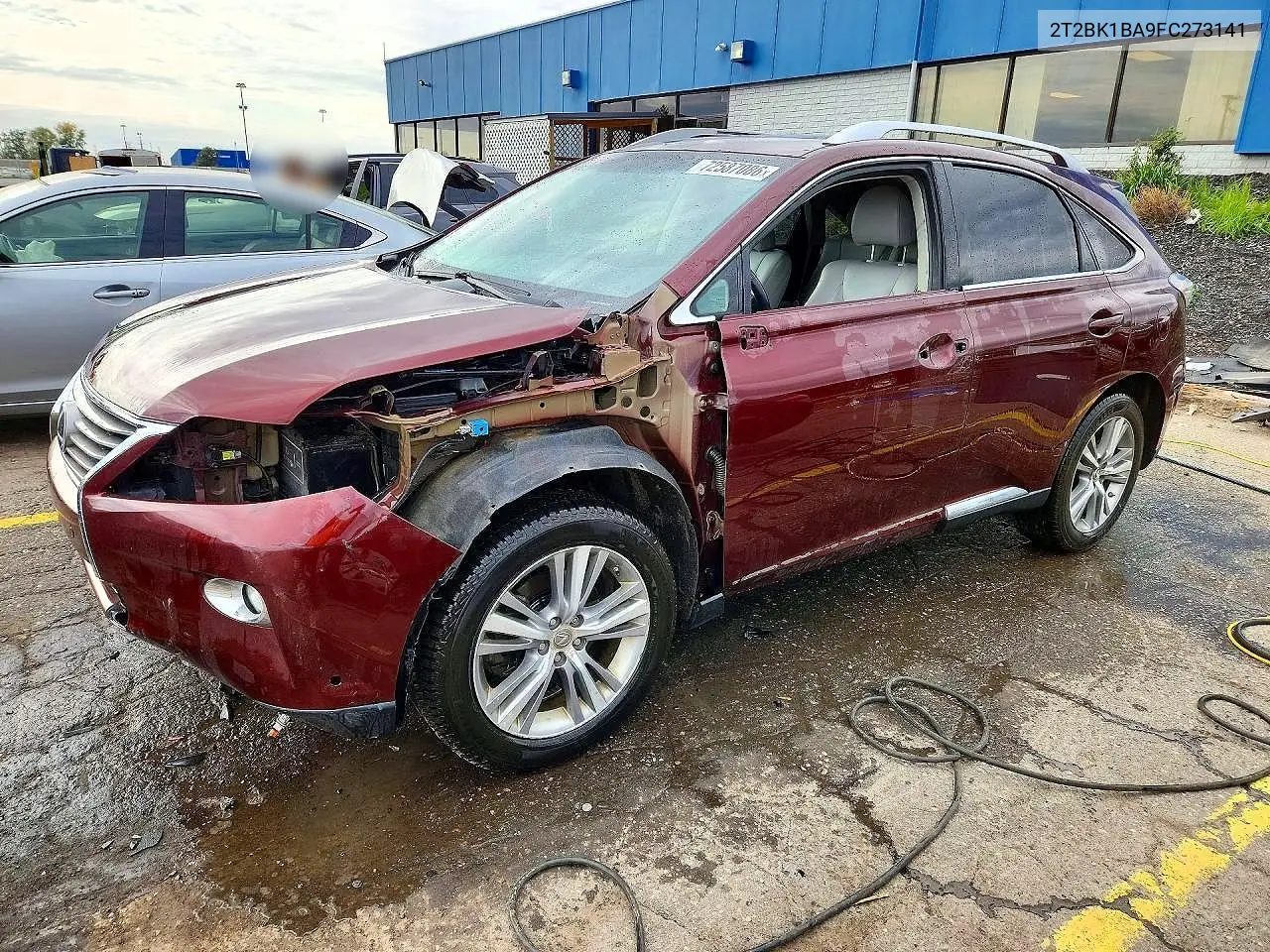 2015 Lexus Rx 350 Base VIN 2T2BK1BA9FC273141 фото 1