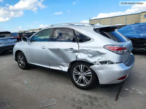 2T2ZK1BA4FC160860 — 2015 Lexus RX, фото 2 с аукциона Copart, Задняя часть