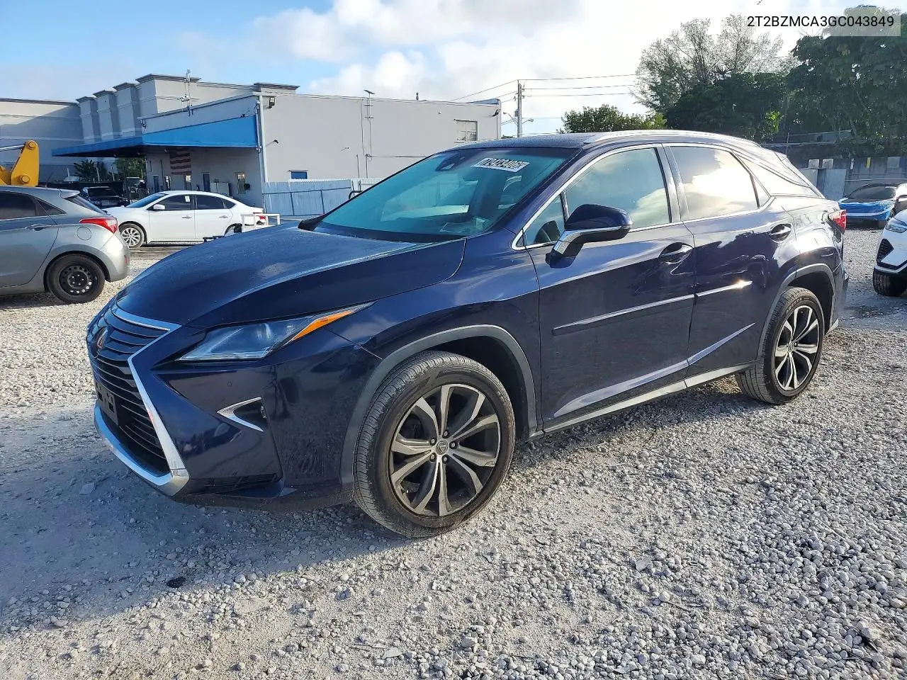 2T2BZMCA3GC043849 Lexus RX 2016 — повреждение Мелкие вмятины и царапины, фото до ремонта