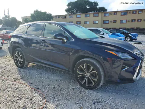 2T2BZMCA3GC043849 — 2016 Lexus RX, фото 4 с аукциона Copart 15.10.2026, Мелкие вмятины и царапины