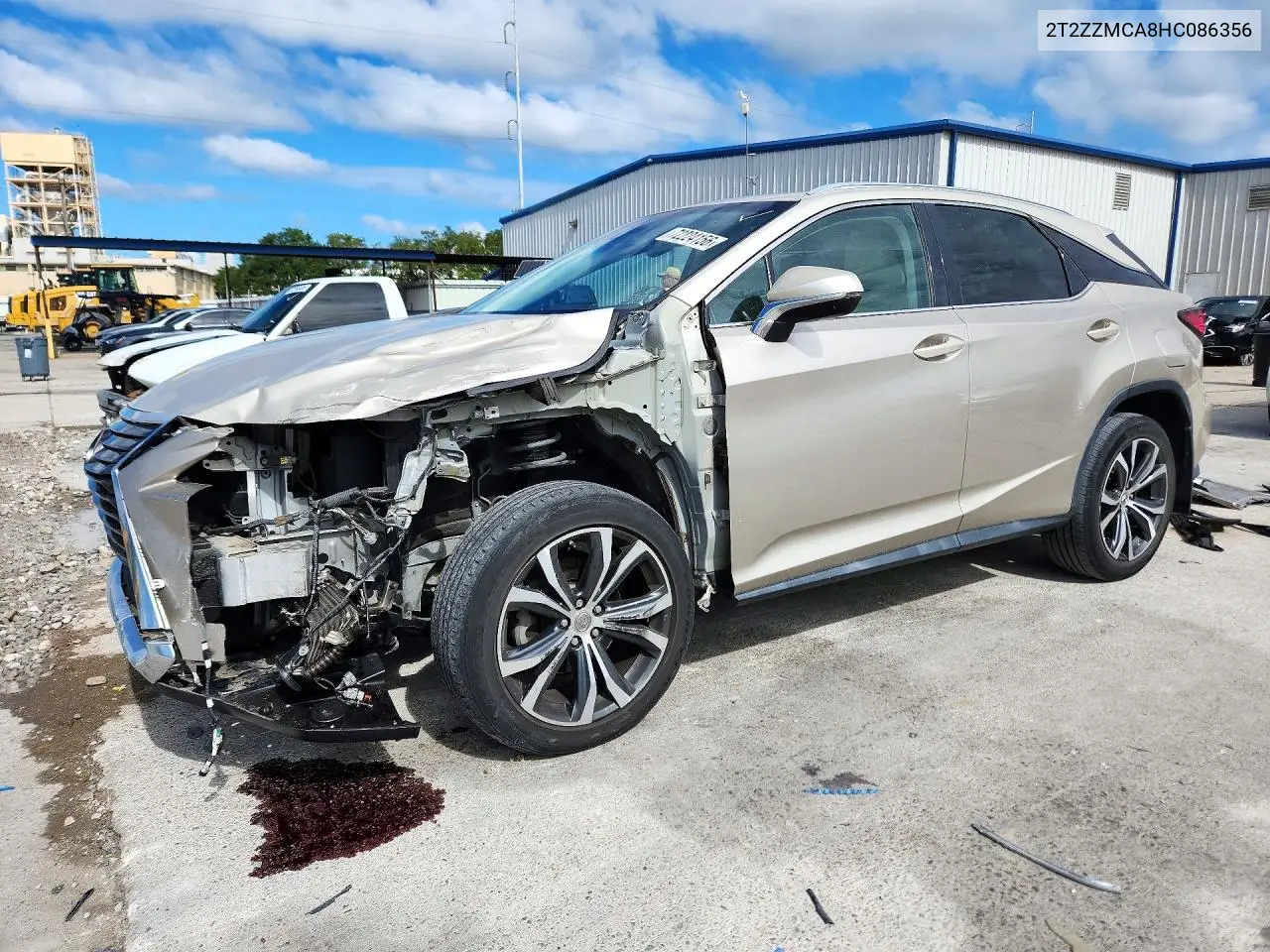 2017 Lexus Rx 350 Base VIN 2T2ZZMCA8HC086356 фото 1