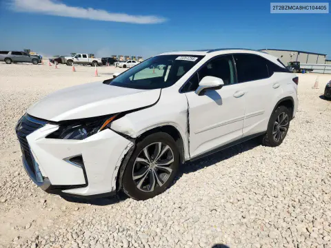2T2BZMCA8HC104405 — 2017 Lexus RX, Сторона, фото до ремонта