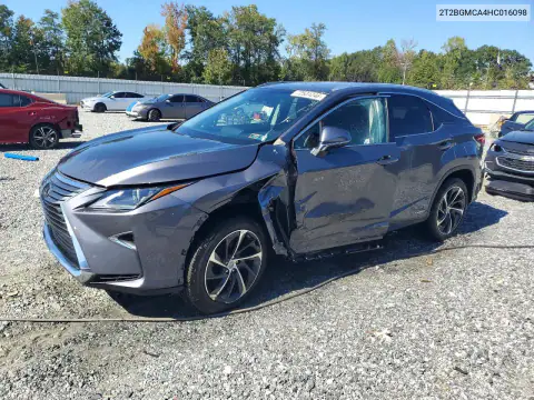 2T2BGMCA4HC016098 — 2017 Lexus RX, Сторона, фото до ремонта