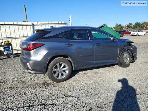 2018 Lexus Rx 350 Base VIN 2T2BZMCA7JC153486 фото 3