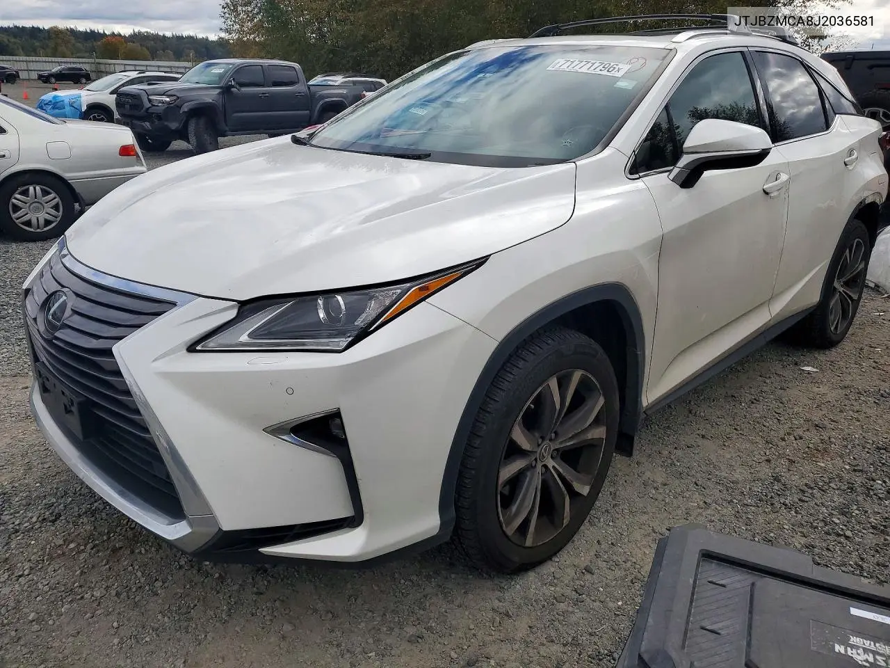 JTJBZMCA8J2036581 Lexus RX 2018 — повреждение Задняя часть, фото до ремонта