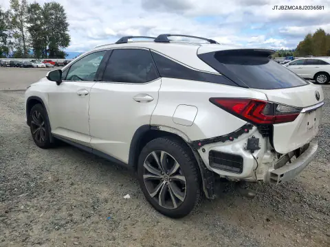 JTJBZMCA8J2036581 — 2018 Lexus RX, фото 2 с аукциона Copart, Задняя часть