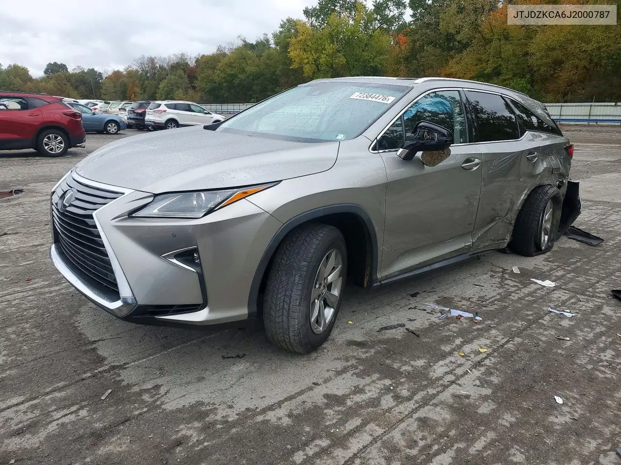 2018 Lexus Rx 350 L VIN JTJDZKCA6J2000787 фото 1