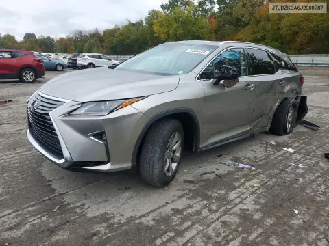 JTJDZKCA6J2000787 — 2018 Lexus RX, Задняя часть, фото до ремонта