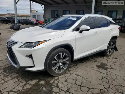 2T2ZZMCA7KC130726 — 2019 Lexus RX, Задняя часть, фото до ремонта