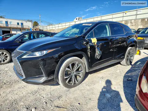 2020 Lexus Rx 450H VIN 2T2HGMDA6LC044647 фото 1