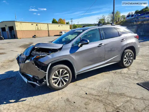 2T2HZMDA9MC261881 — 2021 Lexus RX, Передняя часть, фото до ремонта