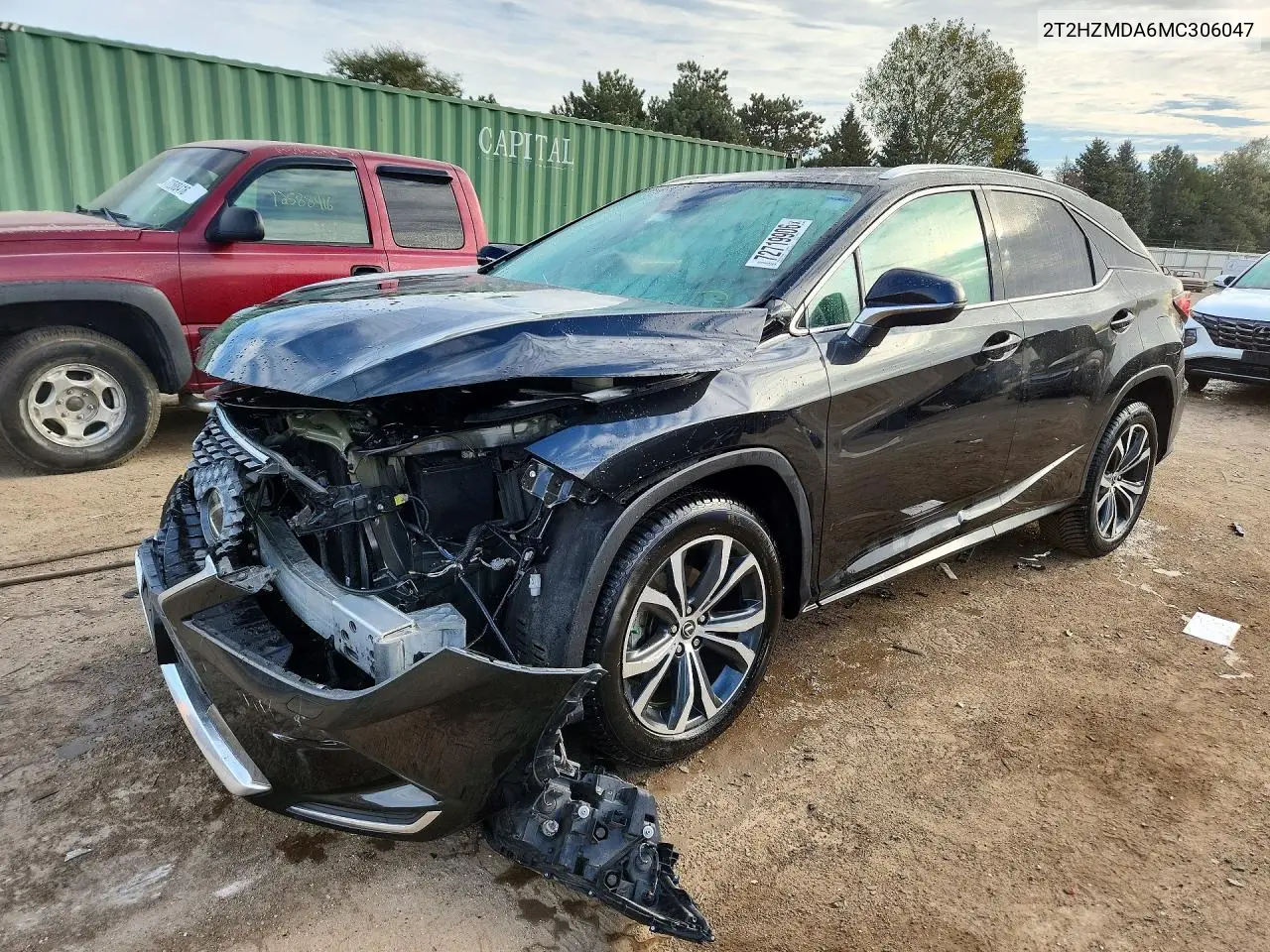 2021 Lexus Rx 350 VIN 2T2HZMDA6MC306047 фото 1