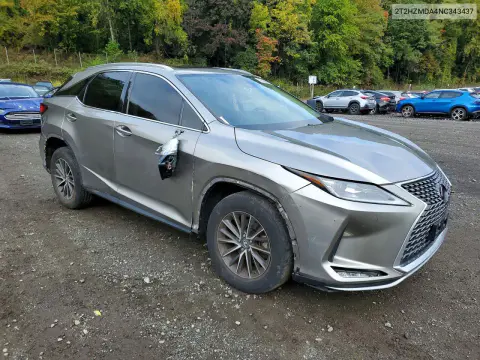 2022 Lexus Rx 350 VIN 2T2HZMDA4NC343437 фото 4