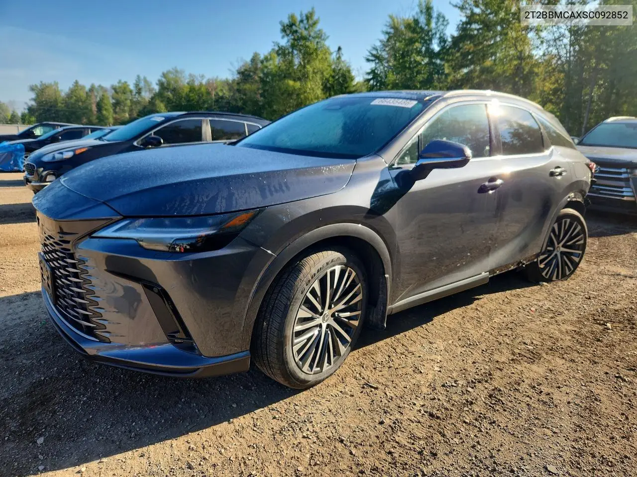 2025 Lexus Rx 350H Base VIN 2T2BBMCAXSC092852 фото 1